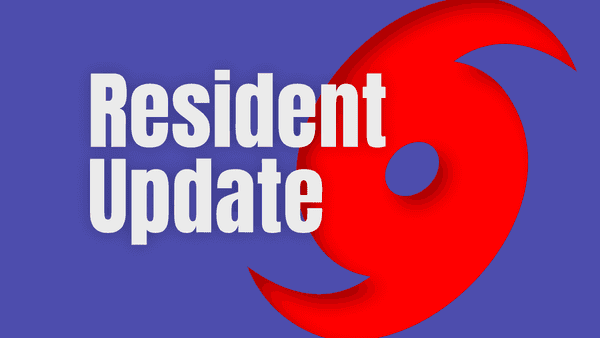 Resident Update - Hurricane